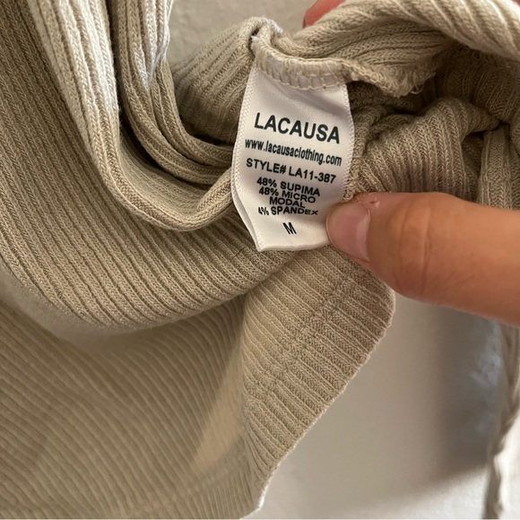 LACAUSA Sweater Rib Turtleneck - Picture 8 of 8